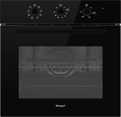 Духовой шкаф Электрический Weissgauff EOM 208 PDB Steam Clean черный