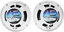 Колонки автомобильные ACV Marine MR802 80Вт 90дБ 4Ом 20см (8дюйм) (ком.:2кол.) коаксиальные двухполосные