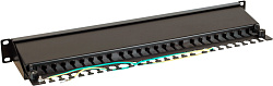 Патч-панель Lanmaster LAN-PPI24S5E 19" 1U 24xRJ45 кат.5e STP