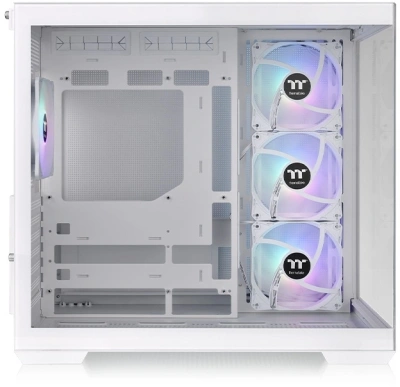 Корпус Thermaltake View 380 TG ARGB Snow белый без БП ATX 6x120mm 2x140mm 1x200mm 2xUSB3.0 audio bott PSU