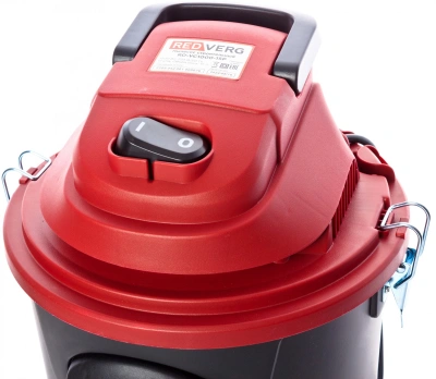 Строительный пылесос RedVerg RD-VC1000-15P 1200Вт (уборка: сухая/сбор воды) черный