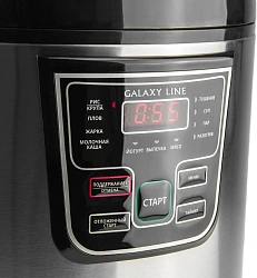 Мультиварка Galaxy Line GL2645 5л 900Вт черный/серебристый
