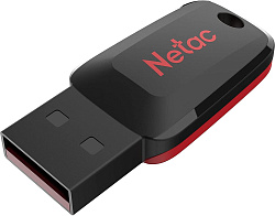 Флеш Диск Netac 32Gb U197 NT03U197N-032G-20BK USB2.0 черный/красный