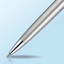 Ручка шариков. Waterman Hemisphere (S0920470) Steel CT M син. черн. подар.кор.