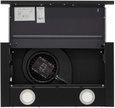 Вытяжка встраиваемая Krona KAMILLA T 500 BLACK черный управление: кнопочное (1 мотор)