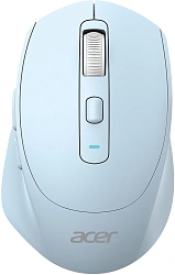 Мышь Acer OMR504 голубой оптическая 3200dpi silent беспров. BT/Radio USB 4but (ZL.MCE11.01E)