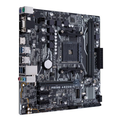 Материнская плата Asus PRIME A320M-K Soc-AM4 AMD A320 2xDDR4 mATX AC`97 8ch(7.1) GbLAN RAID+VGA+HDMI