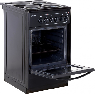 Плита Электрическая Лысьва ЭП 411 черный эмаль