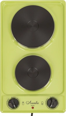 Плита Электрическая Лысьва ЭПБ 22 зеленый эмаль (настольная)