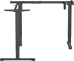 Подстолье Cactus CS-EDXLF-BK черный каркас черный 140x120x60см