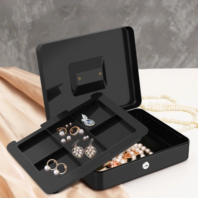 Ящик для денег Deli ET508 85x300x240 черный