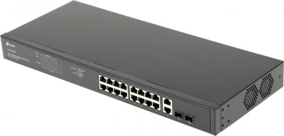 Коммутатор TP-Link TL-SG1218MP (L2) 18x1Гбит/с 2xКомбо(1000BASE-T/SFP) 16PoE+ 250W неуправляемый