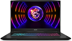 Ноутбук MSI Katana 15 B13VEK-1675US Core i7 13620H 16Gb SSD1Tb NVIDIA GeForce RTX4050 6Gb 15.6" IPS FHD (1920x1080) Windows 11 Multi Language black WiFi BT Cam (9S7-158571-1675)