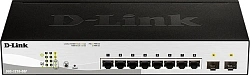Коммутатор D-Link DGS-1210-08P DGS-1210-08P/G3A (L2) 8x1Гбит/с 2SFP 8PoE 65W настраиваемый