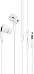 Гарнитура внутриканальные Hoco M1 Pro 1.2м белый проводные в ушной раковине