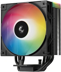 Устройство охлаждения(кулер) Deepcool AG400 Bk V2 ARGB Soc-AM5/AM4/1200/1700/1851 черный 4-pin 31.6dB Al+Cu 220W 643gr Ret (R-AG400-BKAMMN-GJD)