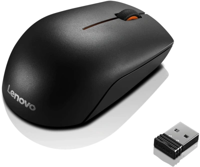 Мышь Lenovo 300 Wireless Compact черный оптическая 1000dpi беспров. (GX30K79401)