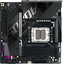 Материнская плата Gigabyte B850M AORUS ELITE WIFI6E SocketAM5 AMD B850 mATX AC`97 8ch(7.1) 2.5Gg RAID+DP