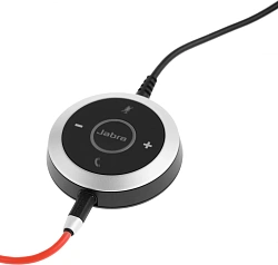 Наушники с микрофоном Jabra Evolve 40 MS черный 1.2м накладные USB оголовье (6399-823-109)