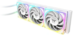 Система водяного охлаждения Thermaltake MAGCurve 360 Ultra Snow ARGB Soc-AM5/AM4/1200/1700/1851 белый 4-pin 32.8-35.1dB Al LCD Ret (CL-W454- PL12SW-A)