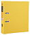 Папка-регистратор Deli EB20150 A4 75мм полипропилен/бумага желтый разборная смен.карм. на кор.