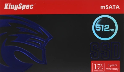 Накопитель SSD Kingspec mSATA 512Gb MT-512 MT Series mSATA