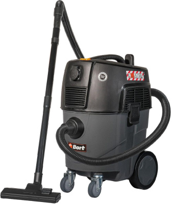 Строительный пылесос Bort BAX-1530M-Smart Clean 1600Вт (уборка: сухая/влажная) черный