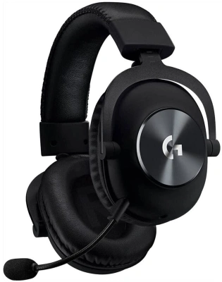 Наушники с микрофоном Logitech G Pro X Lightspeed черный 2м мониторные Radio оголовье (981-000909)
