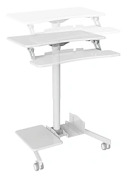 Стол для ноутбука Cactus VM-FDS108 столешница МДФ белый 71x39.2x110см (CS-FDS108WWT)