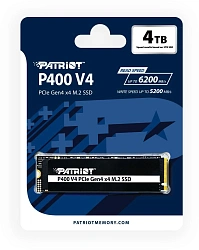 Накопитель SSD Patriot PCIe 4.0 x4 4TB P400VP4TBM28H P400 V4 M.2 2280