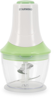 Измельчитель электрический Starwind SCP2010 1л. 300Вт белый/зеленый