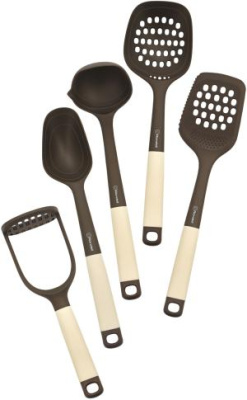 Набор аксессуаров Rondell Mocco&Latte RD-1860 коричневый/бежевый наб.:5предм. упак.:подарочная коробка