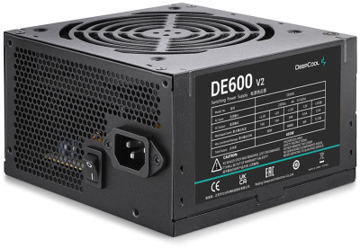 Блок питания Deepcool ATX 450W DE600 V2 Game Storm 80 PLUS WHITE (20+4pin) APFC 120mm fan 4xSATA RTL