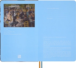 Блокнот Moleskine LIMITED EDITION MUSEE D`ORSAY SKNTBHL6911S1NL Large 130х210мм обложка текстиль 176стр. линейка синий