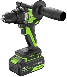 Дрель-шуруповерт Greenworks GD24DD90 аккум. патрон:быстрозажимной (3707507CUD)