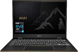 Ноутбук MSI Summit E13 Flip Evo A13MT-243US Core i7 1360P 16Gb SSD1Tb Intel Iris Xe graphics 13.4" IPS Touch FHD+ (1920x1200) Windows 11 Home Multi Language black WiFi BT Cam (9S7-13P311-243)