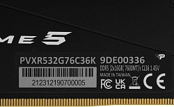 Память DDR5 2x16Gb 7600MHz Patriot PVXR532G76C36K Viper XTREME RGB RTL Gaming PC5-60800 CL36 DIMM 288-pin 1.45В с радиатором Ret