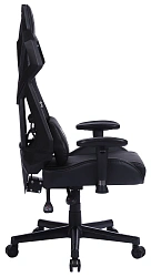 Кресло игровое Cactus CS-CHR-090BL черный экокожа/сетка крестов. нейлон