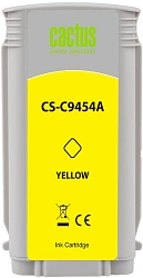 Картридж струйный Cactus CS-C9454A №70 желт.пигм. (130мл) для HP DJ Z3100 с чипом