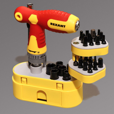 Набор отверток Rexant 12-4776 в компл.:33 предмета