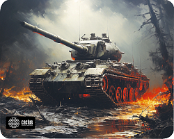 Коврик для мыши Cactus Tank рисунок 250x200x3мм (CS-MP-D04S)