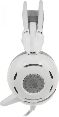 Наушники с микрофоном A4Tech Bloody G300 белый/серый 1.8м мониторные оголовье (G300 WHITE+GREY)