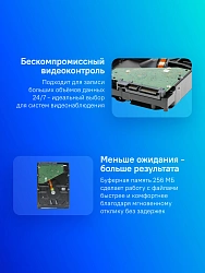 Жесткий диск Seagate SATA-III 8TB ST8000VX010 Surveillance Skyhawk 4KN (7200rpm) 256Mb 3.5"