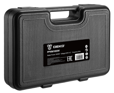 Сварочный аппарат для пластиковых труб Deko PPWM1600W 1.6кВт Тмакс.:300 парн.насад. (кейс в компл.) (063-4203)