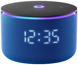 Умная колонка Yandex Станция Мини 3 Про Алиса синий 18W 2.0 BT/Wi-Fi (YNDX-00059BLU)