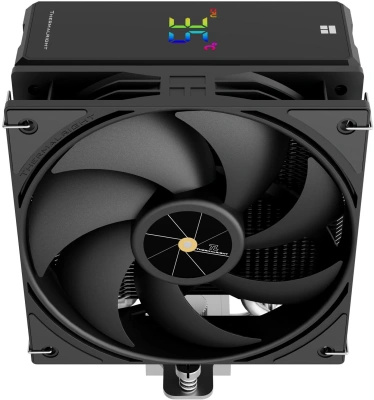 Устройство охлаждения(кулер) Thermalright Assassin X 120 R Digital Soc-AM5/AM4/1200/1700/1851 черный 4-pin 29.8dB Al+Cu LCD Ret (AX120-R-DIGITAL-BL)