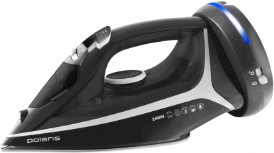 Утюг беспроводной Polaris PIR 2444K Cord[LESS] 2400Вт черный/серебристый