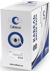Кабель информационный Cabeus UTP-4P-Cat.5e-SOLID-GY кат.5E U/UTP LSZH универсальный 305м серый