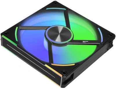 Вентилятор для корпуса Lian-Li Uni Fan ALV2 140 V2 ARGB 140х140x28 черный 4-pin 26.8дБ (G99.14ALV21B.00) Ret