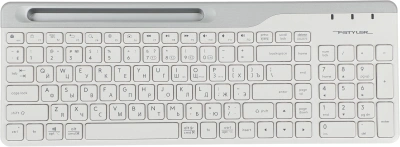 Клавиатура A4Tech Fstyler FBK25 белый/серый USB беспроводная BT/Radio slim Multimedia